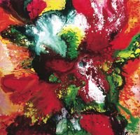 sans titre, acrylique sur toile, 145x145